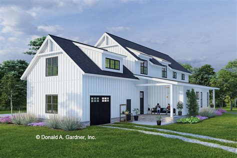 Barndo Style House Plan Under 3000 Square Feet With Bonus Above Garage