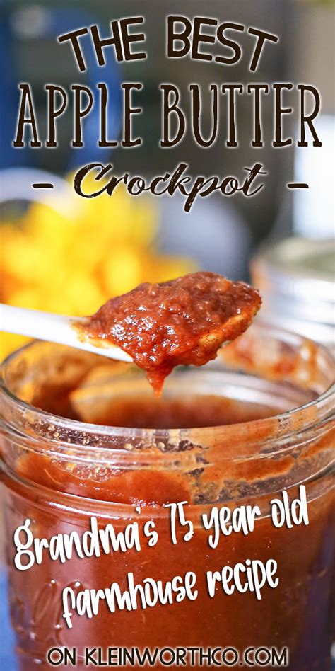 Crock Pot Apple Butter - Kleinworth & Co