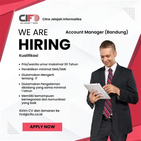 Lowongan Kerja Account Manager Di PT Citra Jelajah Informatika