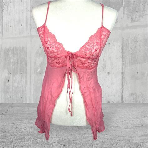 Vintage Victoria S Secret Lacey Pink Front Closure Li Gem