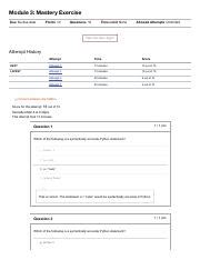 Module Mastery Exercise Wd Csc Of Pdf Module Mastery