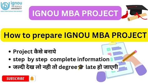 How To Make Ignou Mba Project Project Ignou Mba