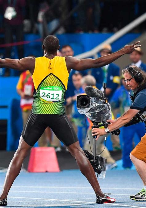 Usain Bolt puro espectáculo El foco de atención