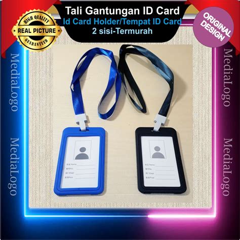 Jual Tali Gantungan Id Card Id Card Holder Tempat Id Card Sisi