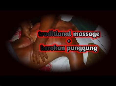 Traditional Massage Kerokan Badan Masuk Angin YouTube