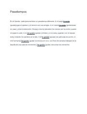 Pasatiempos Google Docs Pdf Pasatiempos En Mi Familia Cada Persona