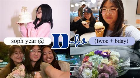 Duke Vlog Sophomore Year First Week Classes Birthday Clubs Etc