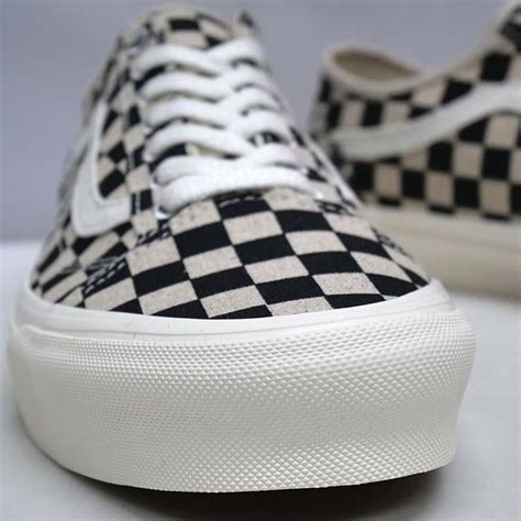 バンズ オールドスクール Vn0a54f4705[vans Old Skool Tapered Eco Theory チェッカーボード柄