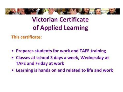 Ppt Vcal Sandringham Victorian Certificate Of Applied Learning Powerpoint Presentation Id