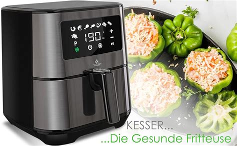 Kesser Xxl Litres Friteuse Air Chaud Acier Inoxydable