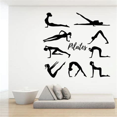 Adesivo Decorativo Posicionamentos Pilates Elo