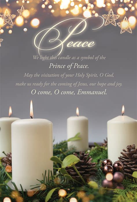 Peace Advent Week 4 Regular Size Bulletin Pack O Cokesbury