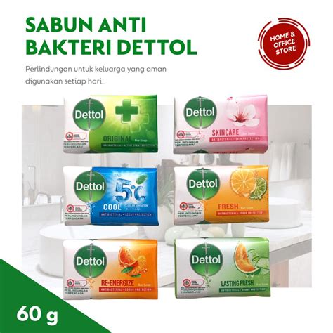 Jual Dettol Bar Soap Antibacterial Sabun Mandi Batang Anti Bakteri 60