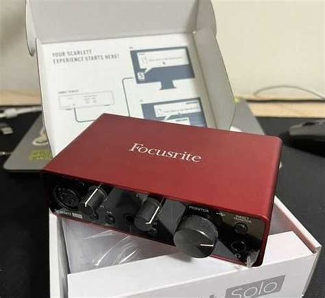 Focusrite Scarlett Solo Rd Gen Festima Ru