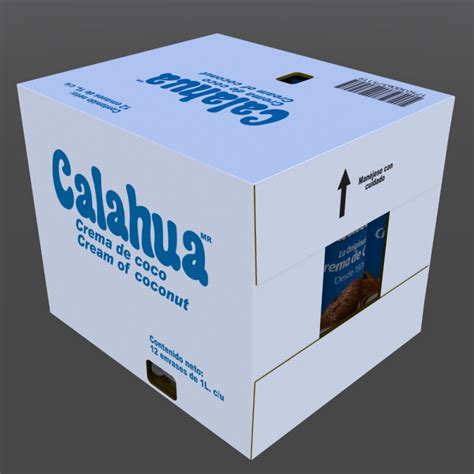 Crema De Coco La Original Calahua 1 Litro Tetra Brik Caja 12 Piezas