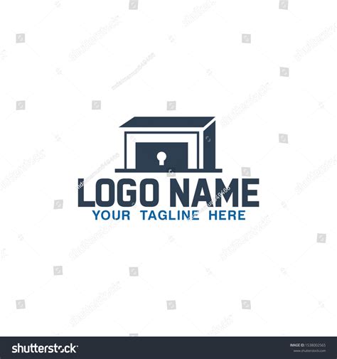 Storage Warehouse Logo Vector Storage Company Stock Vector (Royalty ...