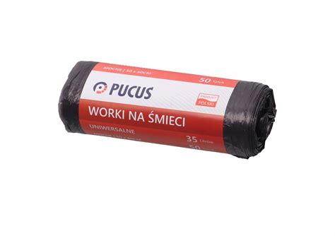 Worek na śmieci HDPE 35 l 50 szt Pucuś Bricomarche pl