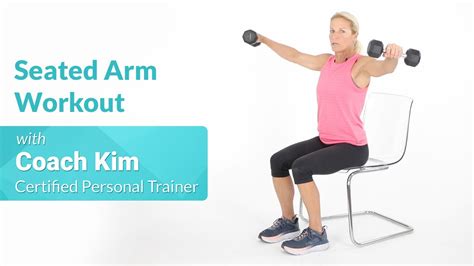 5 Minute Seated Arm Workout Youtube