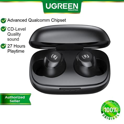 UGREEN HiTune aptX Bluetooth Earphones TWS Earbuds True Wireless Stereo ...