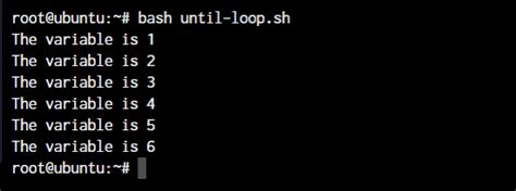 Shell Scripting Until Loop In Shell Scripts Linuxfordevices