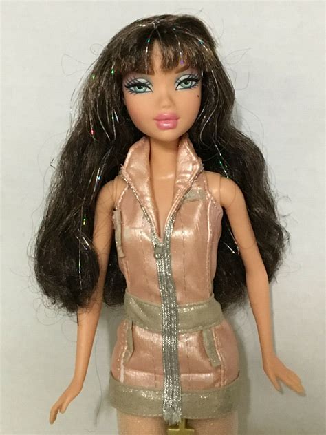 Barbie My Scene Icy Bling Delancey Doll Brunette Sparkling Hair Rare Ebay