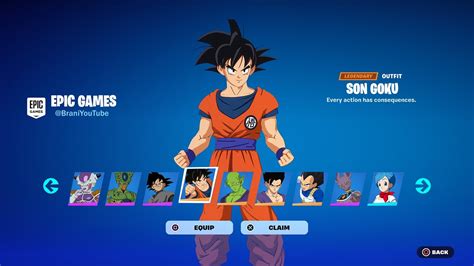 Dragon Ball Skins Return Release Date In Fortnite Item Shop Chapter