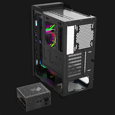 Gamdias Talos M Elite Tempered Glass Rgb Mid Tower Chassis