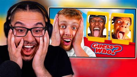 Sidemen Youtuber Guess Who Moresidemen Reaction Youtube