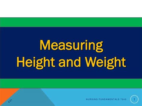 Ppt Measuring Height And Weight Powerpoint Presentation Free Download Id 9453027