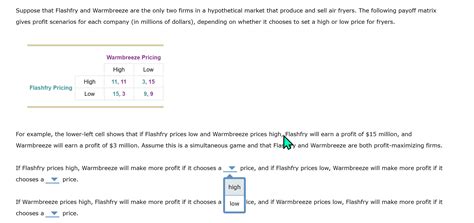 Solved Suppose That Flashfry And Warmbreeze Are The Only Two Chegg