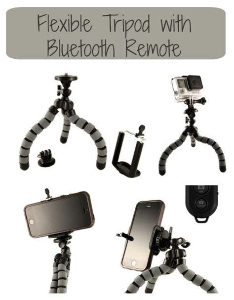 Flexible Tripod with Bluetooth Remote - Simply Sherryl