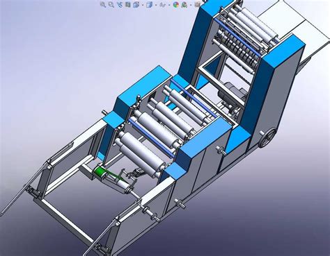 【艳丽】其它设备 折叠式点胶机3d模型下载三维模型solidworks模型 制造云 产品模型