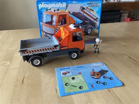 Playmobil City Action Camion De Chantier Complet Eur