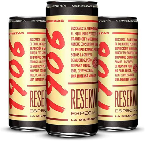 1906 Reserva Especial Cerveza Lager Extra Pack De 24 Latas X 33 Cl