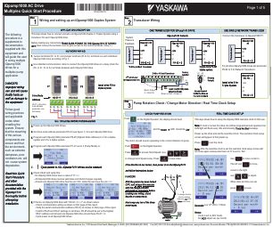 Yaskawa IQpump1000 AC Drive Manuals