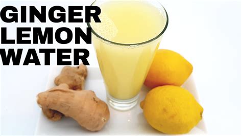 DETOX YOUR BODY Ll HOW TO MAKE GINGER LEMON DETOX WATER LOSE BELLY