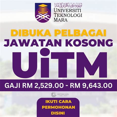 Kekosongan Banyak Jawatan Kosong Uitm Bagi Mac