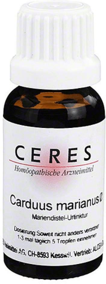 Alcea Ceres Carduus Marianus Urtinktur Dilution 20 Ml Ab 16 65