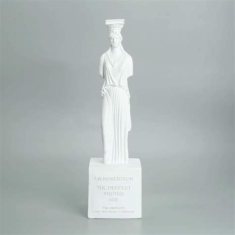 Large Goddess of Truth Resin Statue – White – Famous Mountain