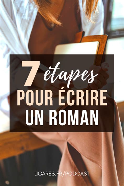 Comment Crire Un Roman En Tapes De L Criture La Publication