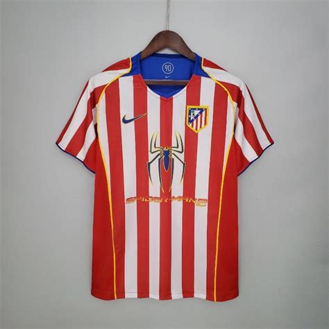 Camiseta Atl Tico De Madrid Primera Equipaci N Retro Cl Sica