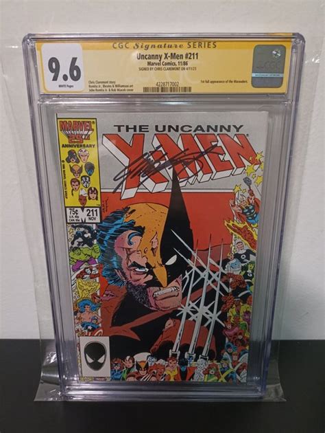 Uncanny X Men Signed By Chris Claremont Signed Graded Comic