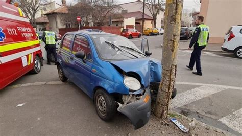 Accident rutier în municipiul Constanța Două persoane au ajuns la