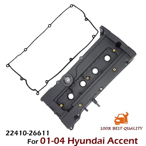 Engine Valve Cover Pcv Valve W Gasket For 2001 04 Hyundai Accent 22410 26611 Auto Parts