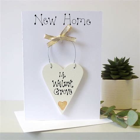 Personalised New Home Card By Country Heart