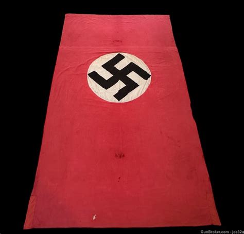 Ww2 German Nsdap Sa Flag Political Wwii Banner Vet Capture Papers Sa