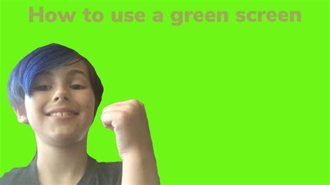 How To Use A Green Screen Youtube