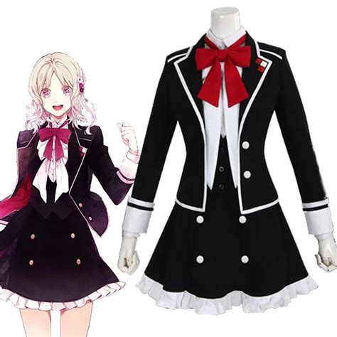 Custom Cosplay Japanese Game Diabolik Lovers Komori Yui Uniform Suit