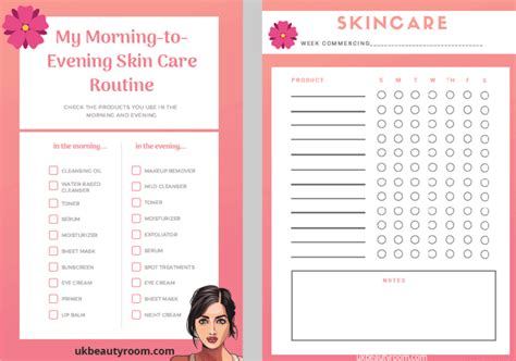 Beauty Routine Checklist For Your Daily Skin Care Routine At Home