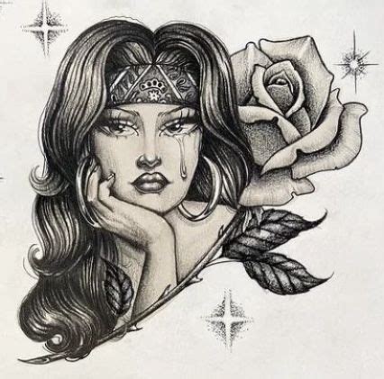 Chicano Style Tattoo Tattoo Style Drawings Sketch Tattoo Design Cool